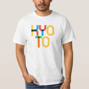 Camiseta Cartas de arte pop de Japón de Kyoto