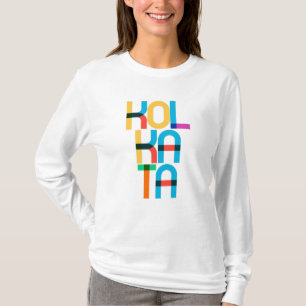 Camiseta Cartas de arte pop de la India de Kolkata