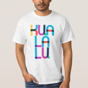 Camiseta Cartas de arte pop de Malasia en Kuala Lumpur