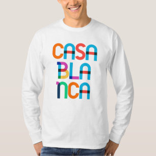 Camiseta Cartas de arte pop de Marruecos en Casablanca