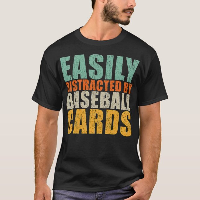 Camiseta Cartas de béisbol que dicen hinchas de béisbol (Anverso)