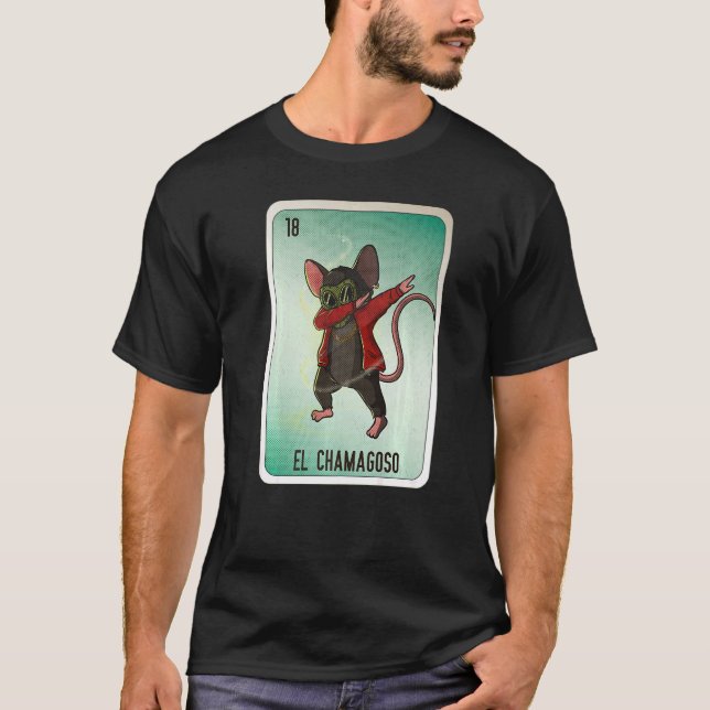 Camiseta Cartas de Bingo de argot de argot mexicano de Cham (Anverso)