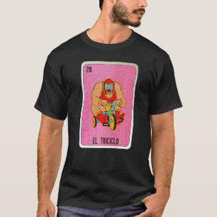 Camiseta Cartas de Bingo de argot de argot mexicano El tric