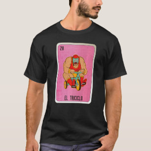 Camiseta Cartas de Bingo de argot de argot mexicano El tric