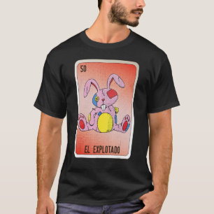 Camiseta Cartas de Bingo de argot de jerga mexicana