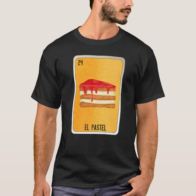 Camiseta Cartas de Bingo de argot de jerga mexicana El Past (Anverso)