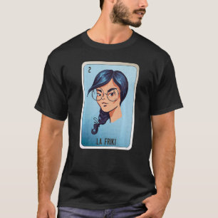 Camiseta Cartas de Bingo de argot de la jerga mexicana La F