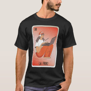 Camiseta Cartas de Bingo de argot de la jerga mexicana La F