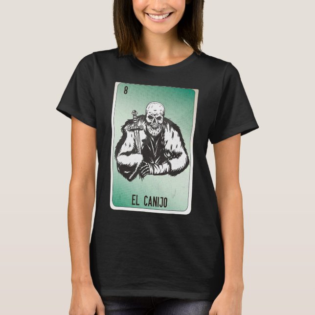 Camiseta Cartas de Bingo de Canijo Mexicano (Anverso)