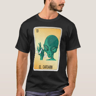 Camiseta Cartas de bingo de jerga de la lotería mexicana El