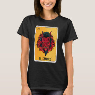 Camiseta Cartas de bingo de jerga mexicana de chamuco 1
