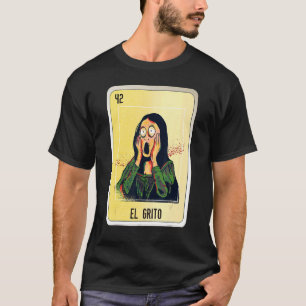 Camiseta Cartas de bingo de jerga mexicana de El Grito