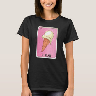 Camiseta Cartas de bingo de jerga mexicana de la lotería
