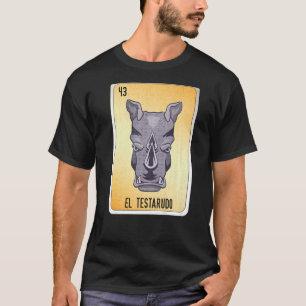 Camiseta Cartas de bingo de jerga mexicana de la lotería