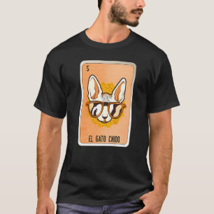 Camiseta Cartas de bingo de jerga mexicana El Gato Chido
