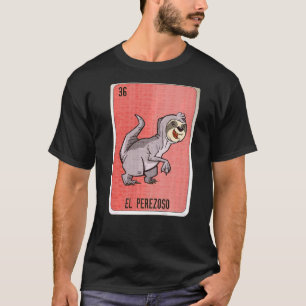 Camiseta Cartas de bingo de jerga mexicana El Prezoso