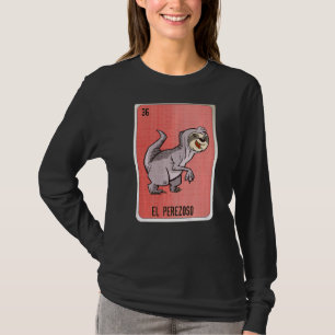 Camiseta Cartas de bingo de jerga mexicana El Prezoso