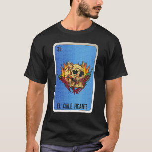 Camiseta Cartas de bingo de jerga mexicana en Chile