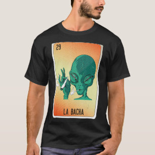 Camiseta Cartas de bingo de jerga mexicana La Bacha