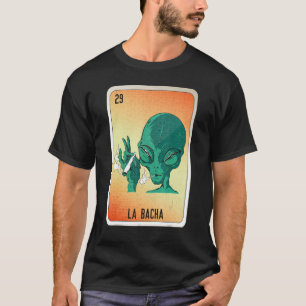 Camiseta Cartas de bingo de jerga mexicana La Bacha