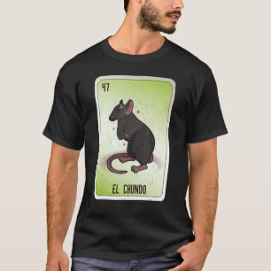 Camiseta Cartas de bingo de jerga mexicana y lotería