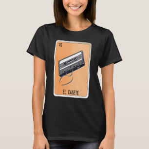 Camiseta Cartas de bingo de jerga mexicana y lotería