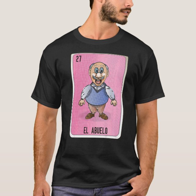 Camiseta Cartas de Bingo de la Canción Mexicana de Lottery  (Anverso)