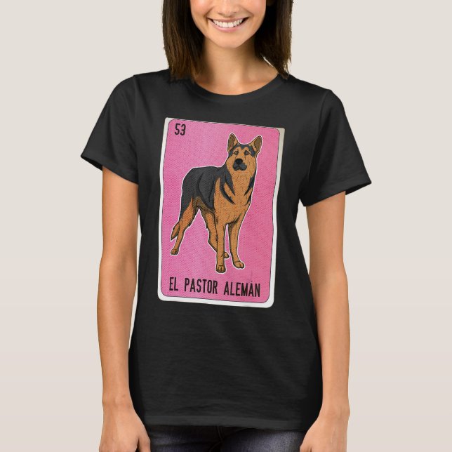 Camiseta Cartas de bingo de la jerga mexicana El Pastor Ale (Anverso)
