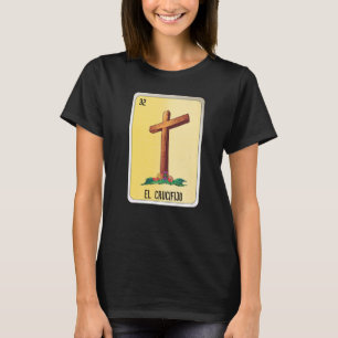 Camiseta Cartas de Bingo de la lotería mexicana El Crucifij
