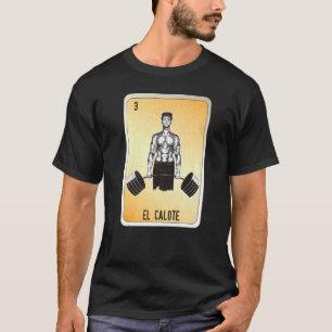 Camiseta Cartas de Bingo de Lotería de la Canción Mexicana 