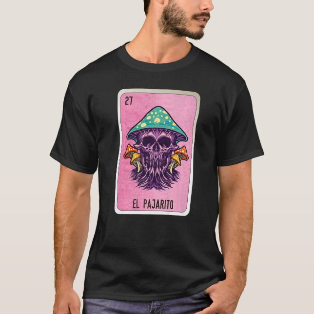 Camiseta Cartas de Bingo de Lotería de la Canción Mexicana  (Anverso)