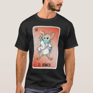 Camiseta Cartas de Bingo de Lotería Slang Mexicano de El Qu