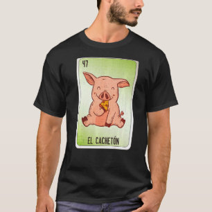 Camiseta Cartas de Bingo de Lottery Mexicano de El Cacheton