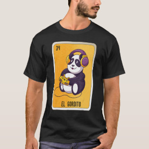 Camiseta Cartas de Bingo de Lottery Mexicano de El Gordito