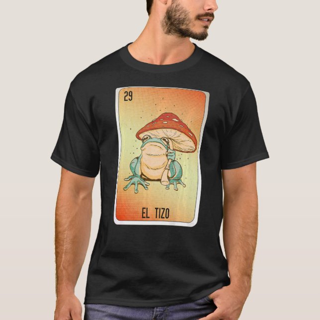 Camiseta Cartas de Bingo de Lottery Mexicano El Tizo (Anverso)
