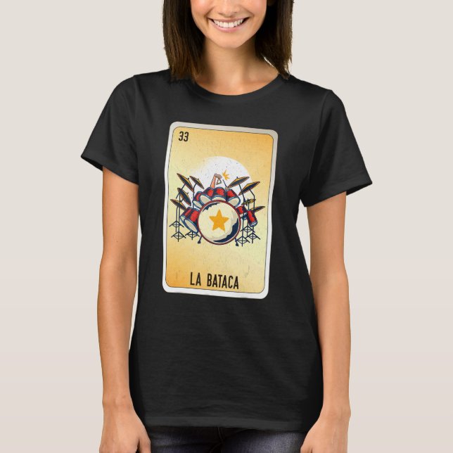 Camiseta Cartas de Bingo de Lottery Mexicano La Bataca (Anverso)