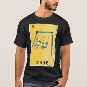 Camiseta Cartas de Bingo de Lottery Mexicano Los Huevos