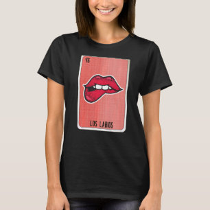 Camiseta Cartas de Bingo de Lottery Mexicanos Los Labios