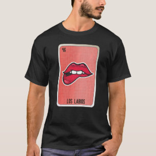 Camiseta Cartas de Bingo de Lottery Mexicanos Los Labios