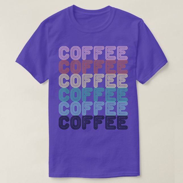 Camiseta Cartas de café para café (Diseño del anverso)