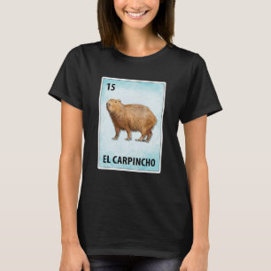 Camiseta Cartas de Capibara mexicano de El Carpincho