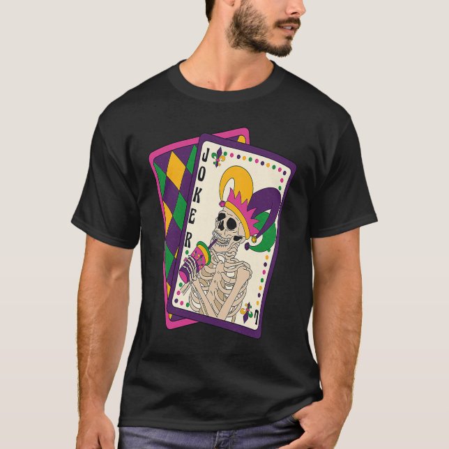 Camiseta Cartas de juego de broker del carnaval de los esqu (Anverso)