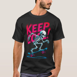 Camiseta Cartas de juego de esqueletos - Decoración de póqu