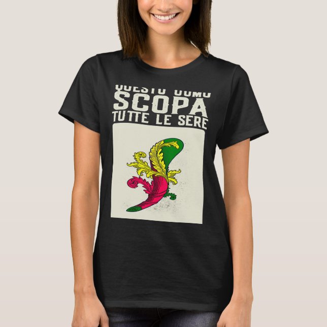 Camiseta Cartas de la Copa de Fútbol de Italia (Anverso)