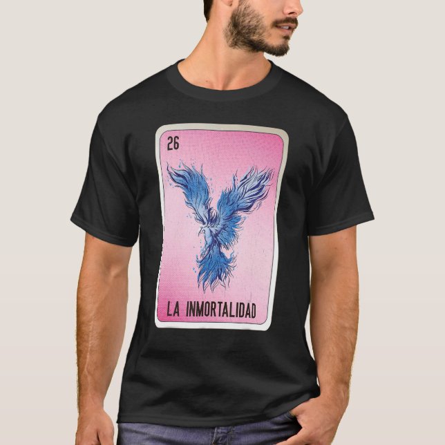 Camiseta Cartas de la inmortalidad mexicana en jerga de bin (Anverso)