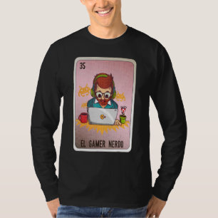 Camiseta Cartas de Lotería Bingo de El Gamer Nerdo con Modi