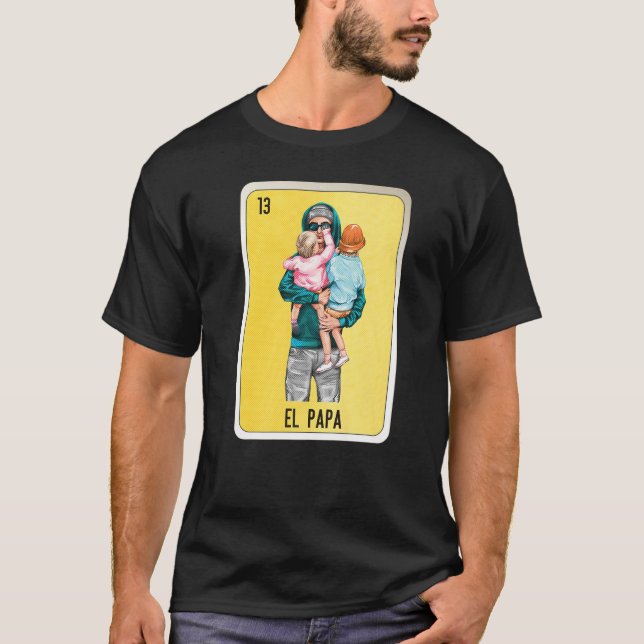 Camiseta Cartas de Lotería México de El Papa (Anverso)