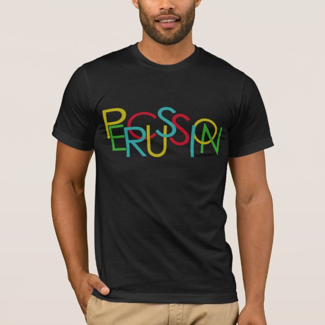 Camiseta Cartas de percusión (Anverso)
