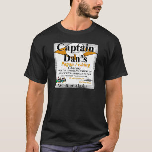 Camiseta Cartas de pesca paganas del capitán Dan Whittier A