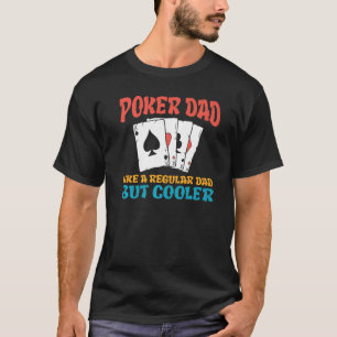 Camiseta Cartas De Póquer Papá Padre Vintage Poker Dad Like